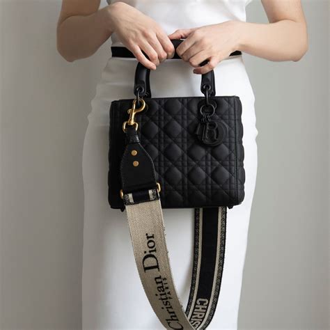 lady dior black style|dior lady dior small.